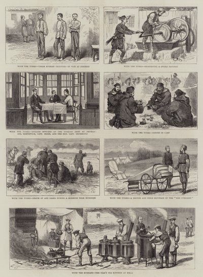 Med tyrkerne og russerne af Alfred Chantrey Corbould